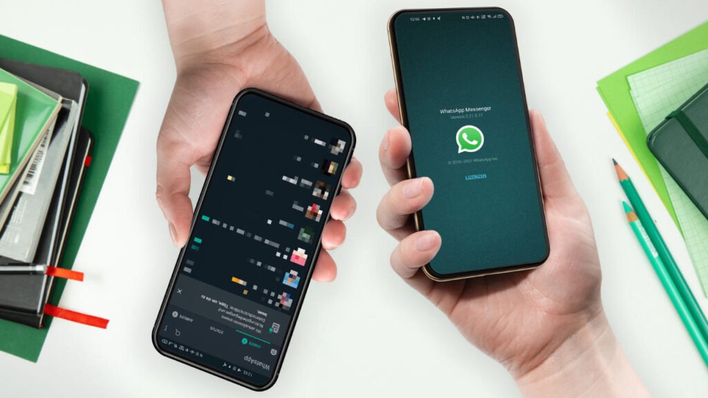 WhatsApp plusieurs smartphones