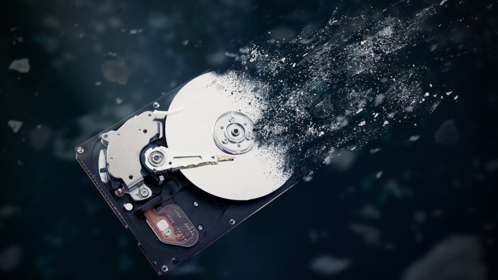 perte de données sur un disque dur
