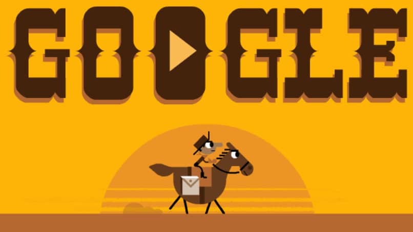 doodle google Pony Express