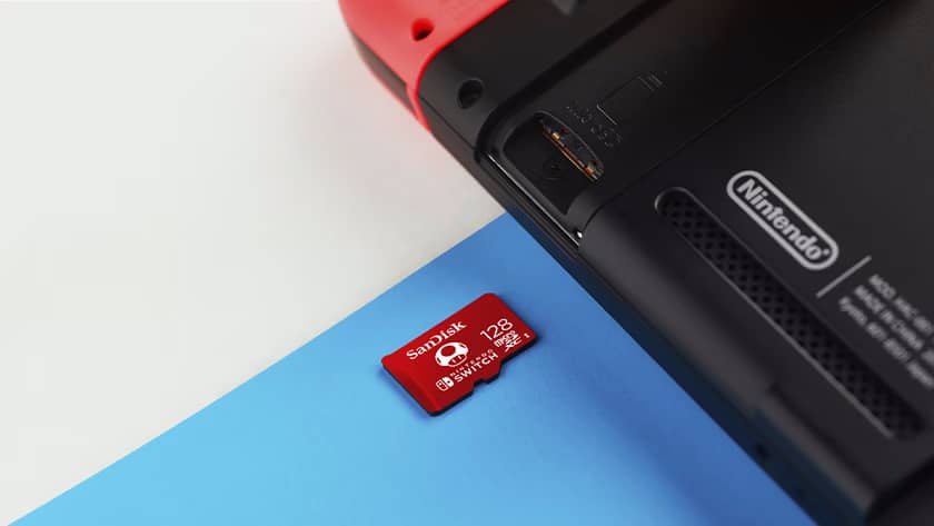 Carte mémoire micro sd parfaite pour la console Nintendo Switch