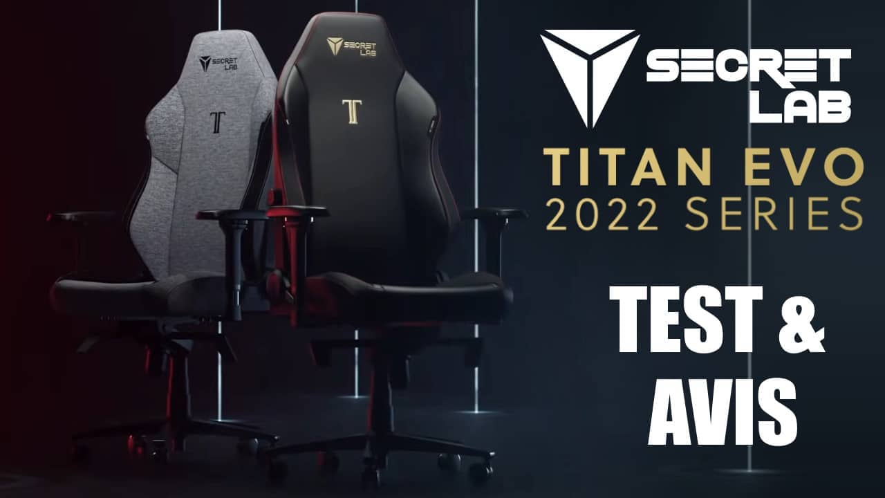 Secretlab TITAN Evo série 2022 : test et avis de la chaise gaming