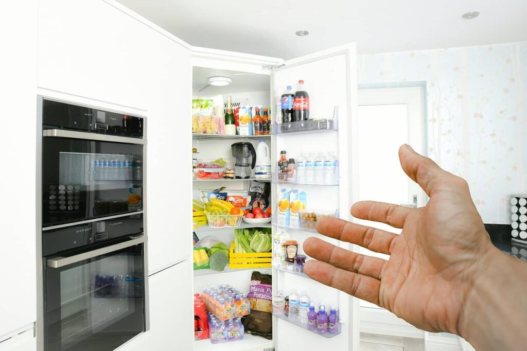 Disposition des produits frigo