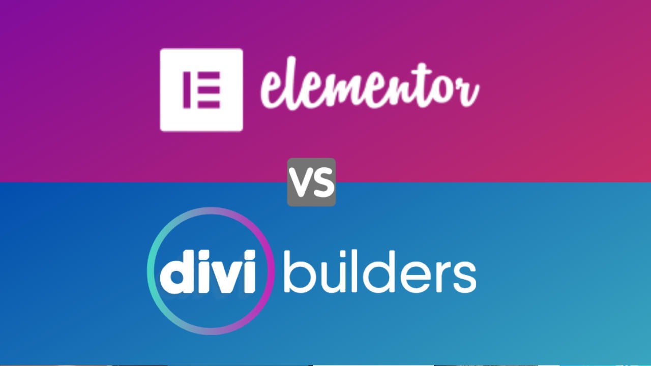Divi vs elementor builder