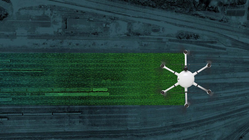 Drone saisie précise et de données