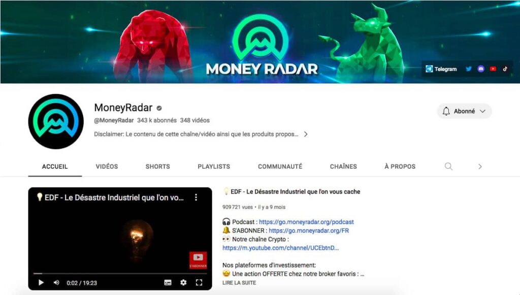 moneyradar youtube