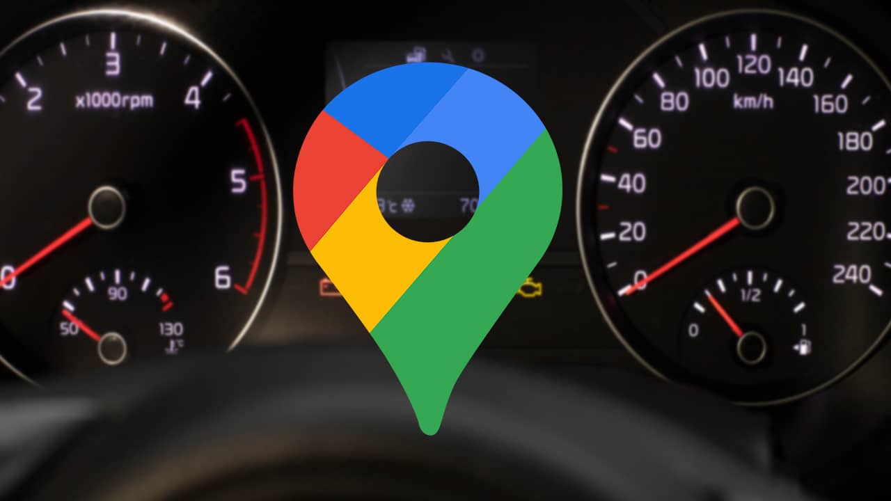 Compteur de vitesse sur Google Maps