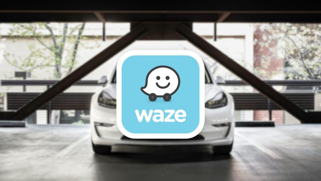 voiture-garée-avec-Waze