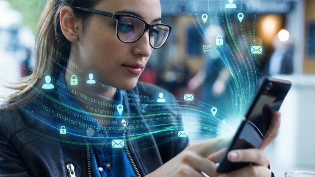 Smartphone-données-personnelles-arrière-plan-collecte