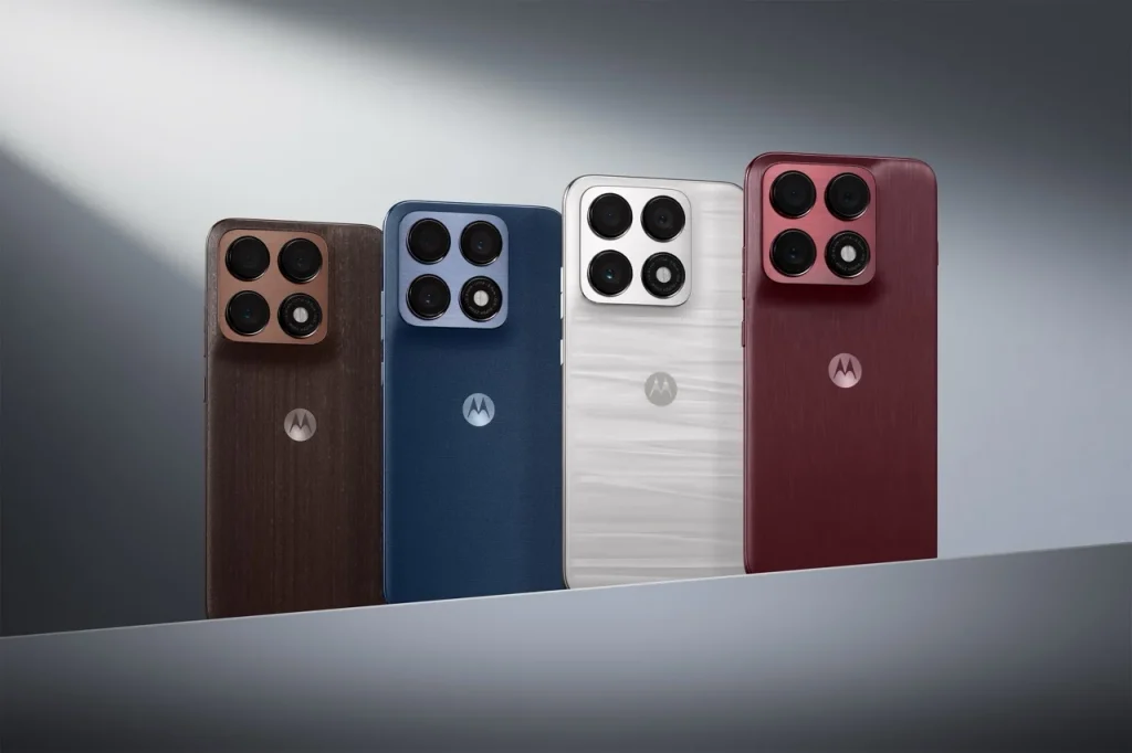 Les coloris du Edge 70 Pro